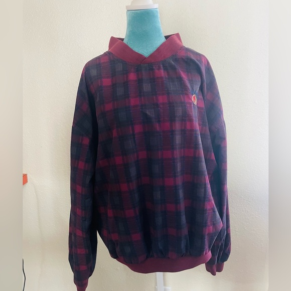 Wrangler Twenty X : Burgundy bomber pullover - Picture 1 of 6